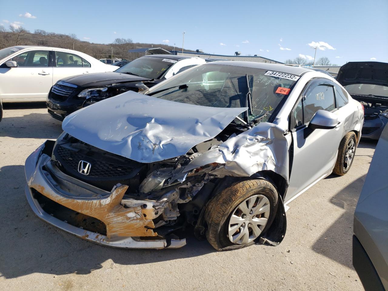 Photo 2 from auction – 2012 HONDA CIVIC LX with VIN 2HGFG3B57CH502361