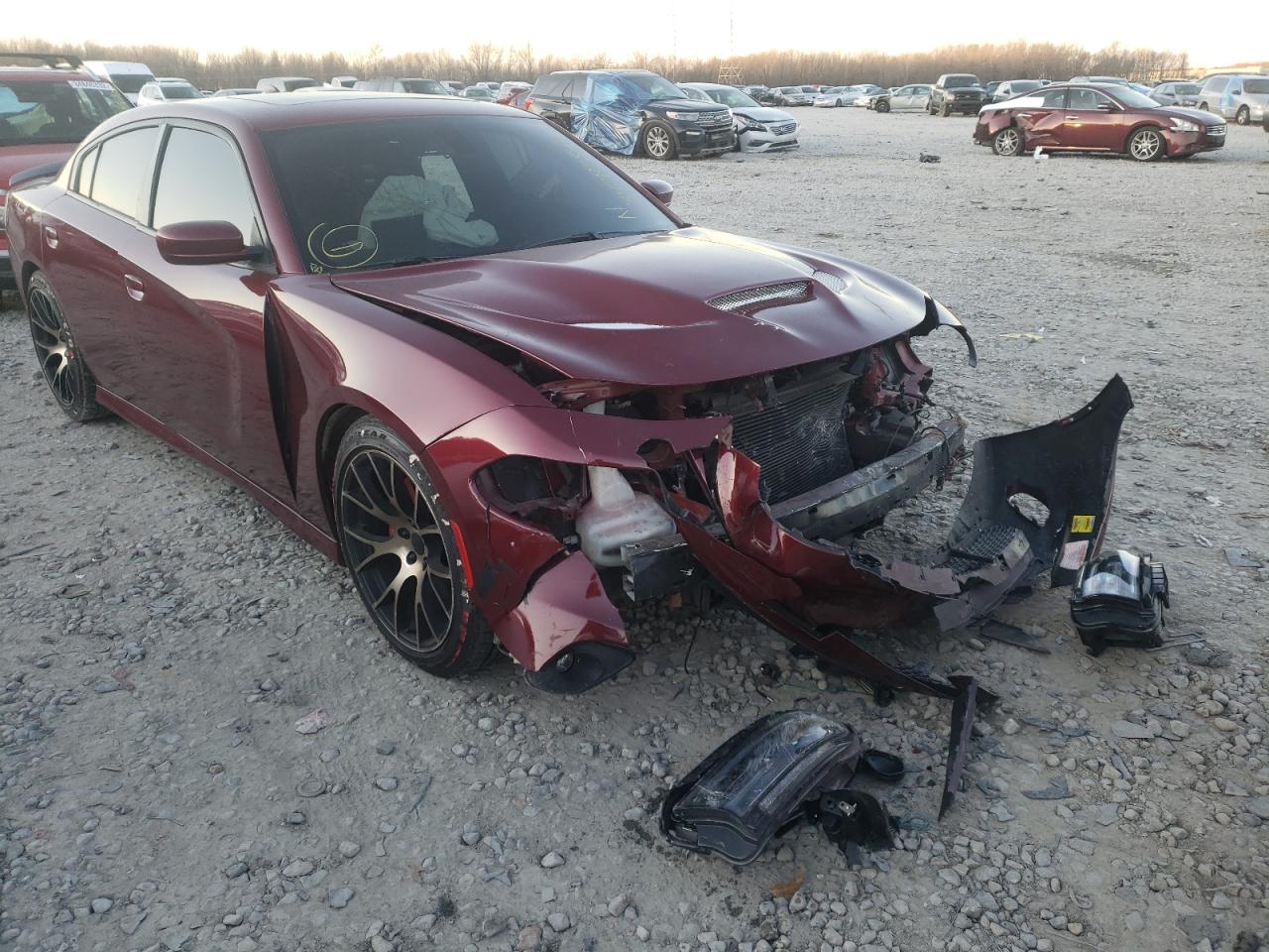DODGE CHARGER R/ 2018 with VIN 2C3CDXGJ2JH253010 - Photo from auction