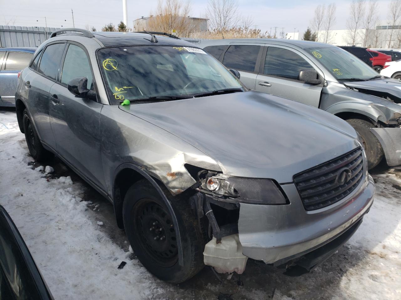 INFINITI FX35 2005 with VIN JNRAS08W85X207838 - Photo from auction