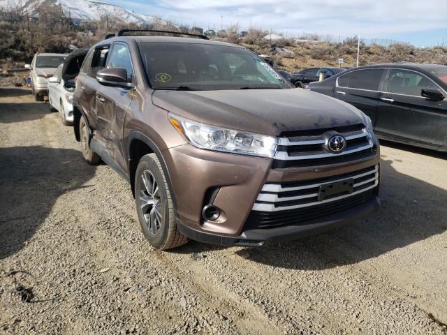 TOYOTA HIGHLANDER 2019 with VIN 5TDBZRFH9KS734121 - Photo from auction
