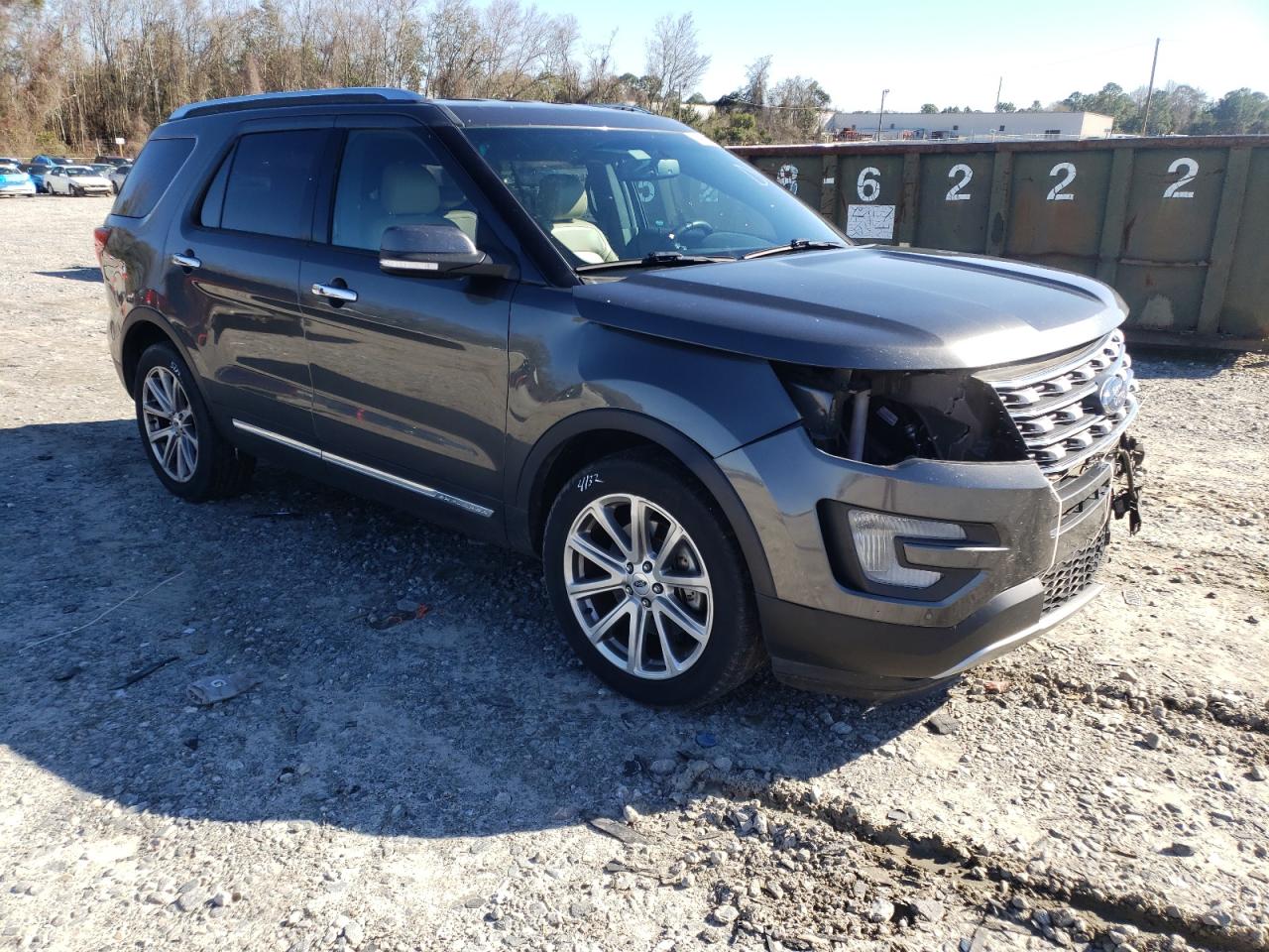 FORD EXPLORER L 2017 with VIN 1FM5K7F85HGB80211 - Photo from auction