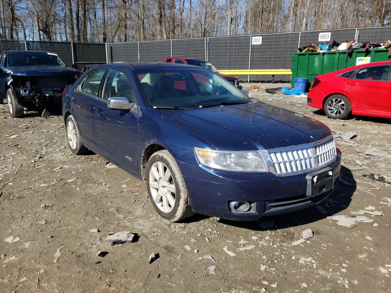 LINCOLN MKZ 2007 with VIN 3LNHM26T67R633421 - Photo from auction