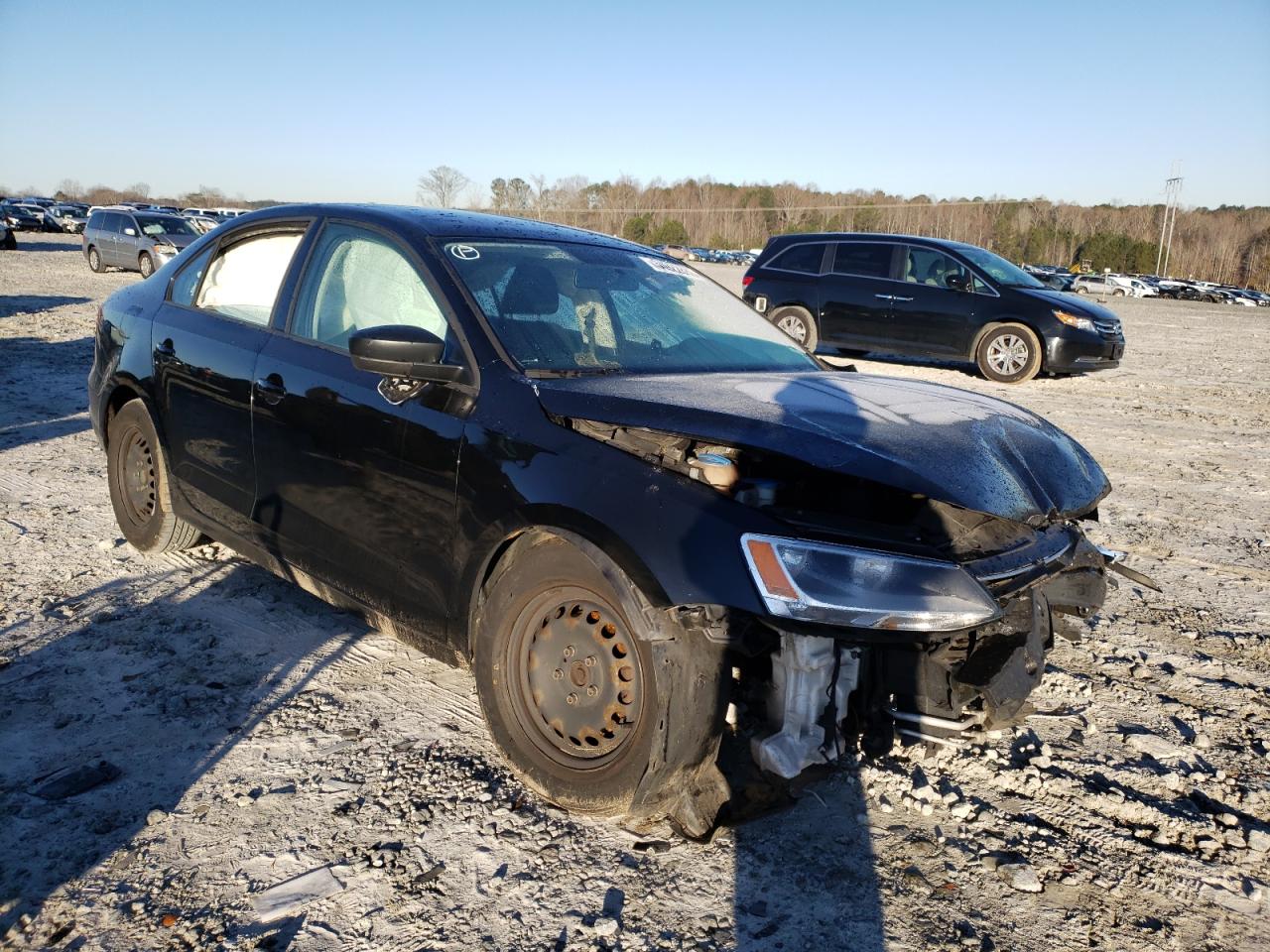 VOLKSWAGEN JETTA BASE 2015 with VIN 3VW2K7AJ5FM254499 - Photo from auction