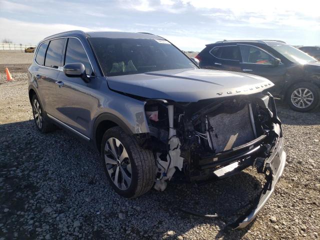 KIA TELLURIDE 2022 with VIN 5XYP64HC8NG196998 - Photo from auction