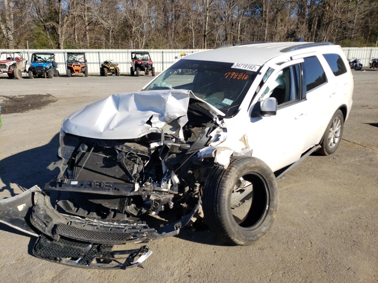 Photo 2 from auction – 2017 DODGE DURANGO SX with VIN 1C4RDHAG1HC798816