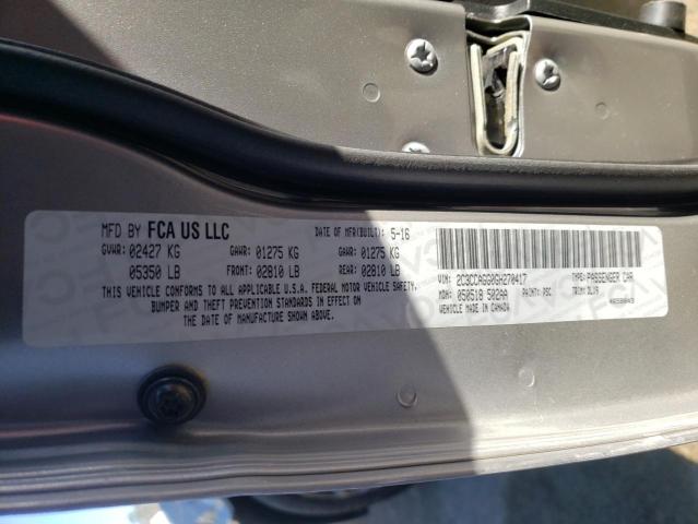 Photo 10 from auction – 2016 CHRYSLER 300 S with VIN 2C3CCAGG0GH270417