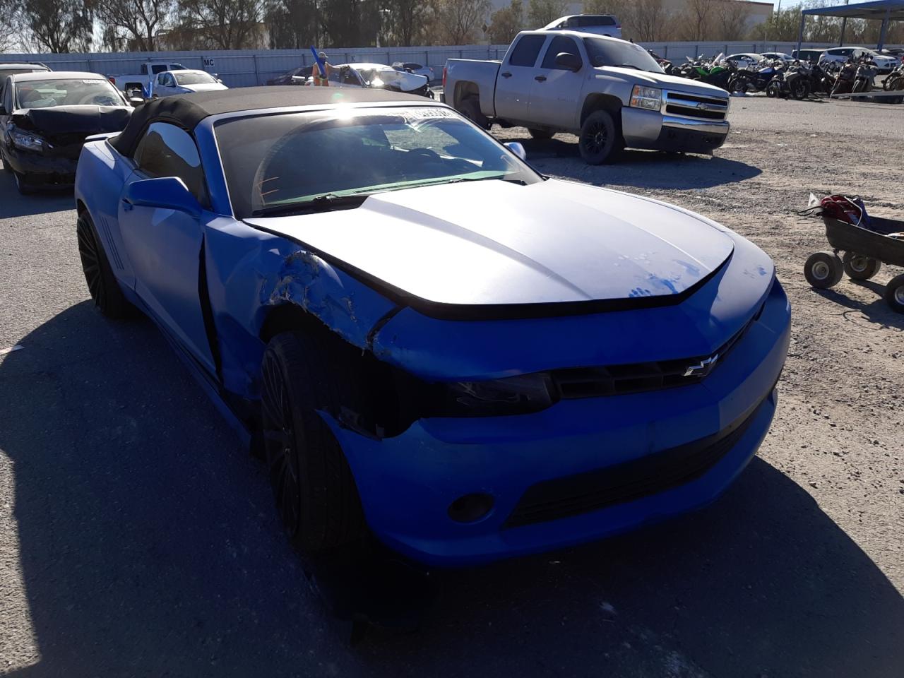 Photo 1 from auction – 2015 CHEVROLET CAMARO LT with VIN 2G1FD3D36F9131994