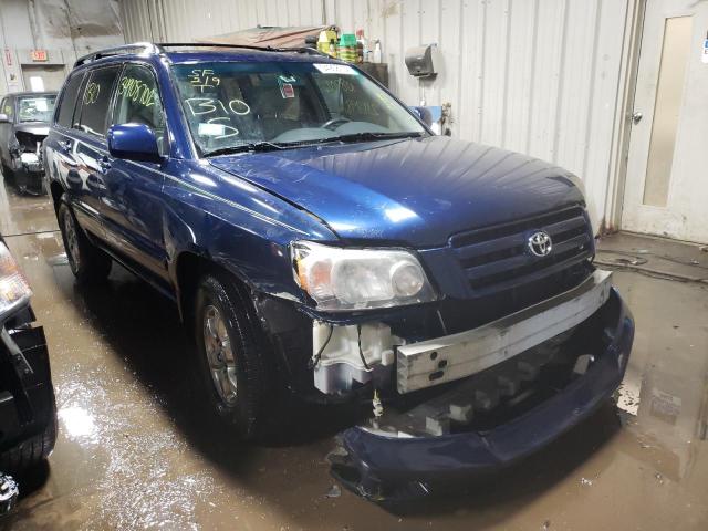 TOYOTA HIGHLANDER 2004 with VIN JTEEP21A440010035 - Photo from auction