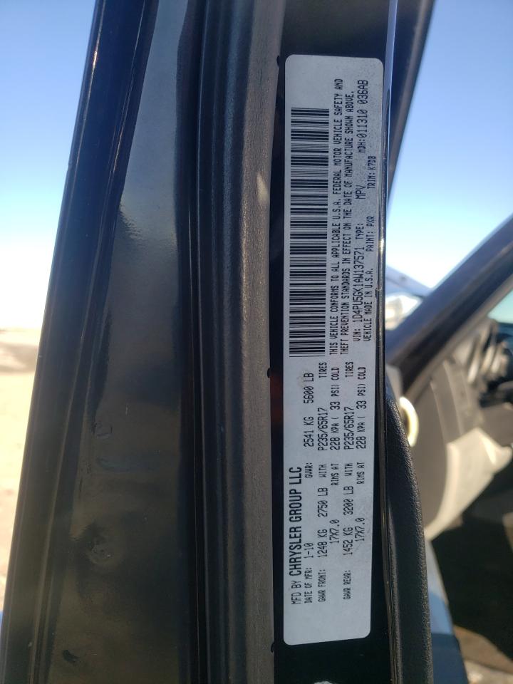 Photo 10 from auction – 2010 DODGE NITRO SXT with VIN 1D4PU5GK1AW137571