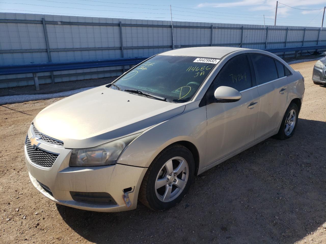 Photo 2 from auction – 2012 CHEVROLET CRUZE LT with VIN 1G1PE5SC2C7114686