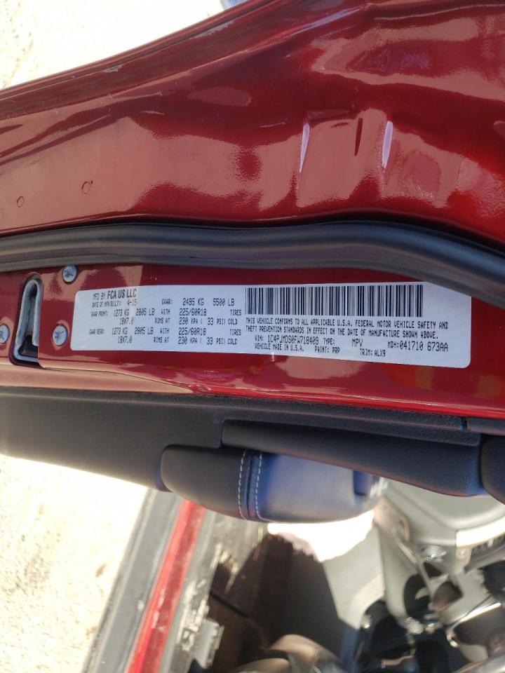 Photo 10 from auction – 2015 JEEP CHEROKEE L with VIN 1C4PJMDS0FW718409