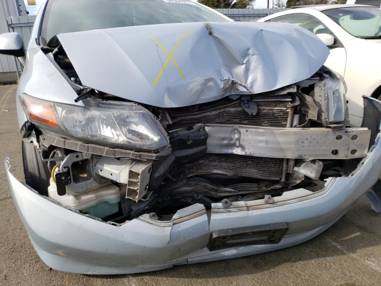 Photo 9 from auction – 2012 HONDA CIVIC LX with VIN 2HGFB2F55CH538178