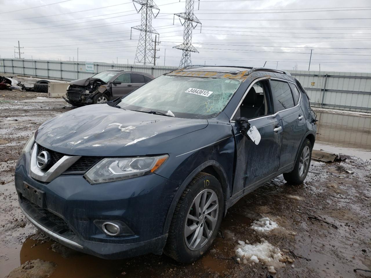 Photo 2 from auction – 2015 NISSAN ROGUE with VIN 5N1AT2MV4FC794937