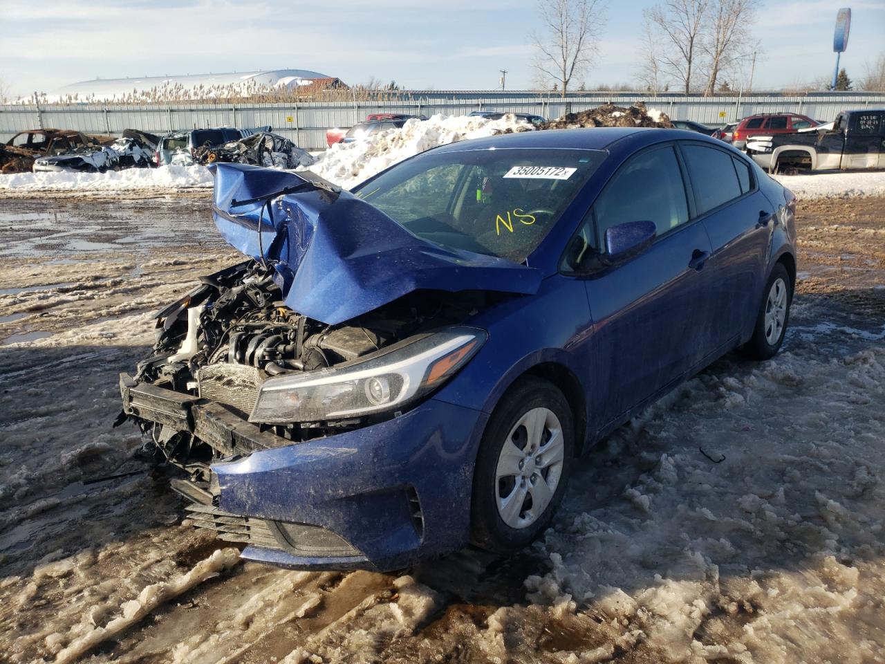 Photo 2 from auction – 2017 KIA FORTE LX with VIN 3KPFK4A71HE046527