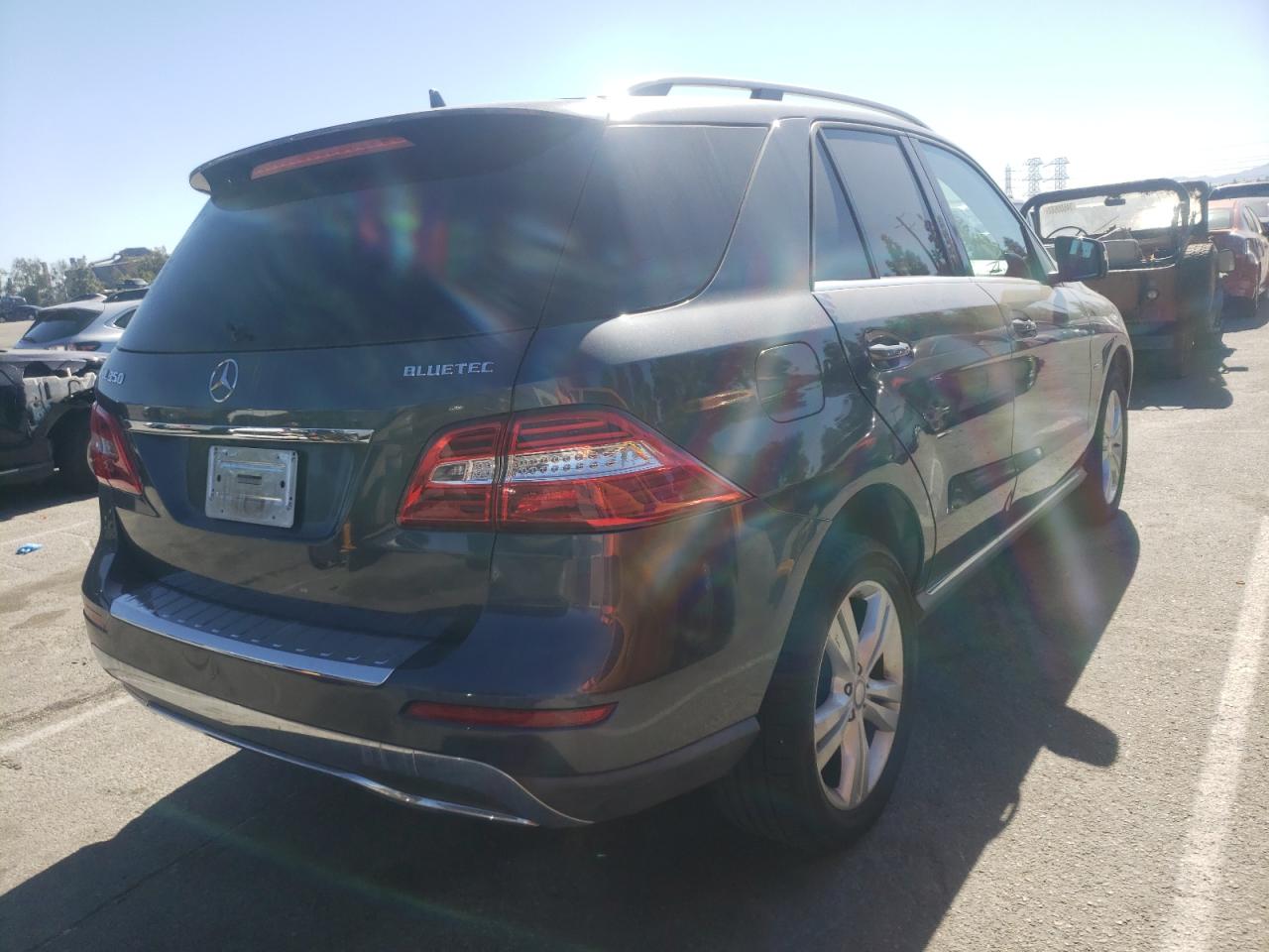Photo 4 from auction – 2012 MERCEDES-BENZ ML 350 BLU with VIN 4JGDA2EBXCA012915