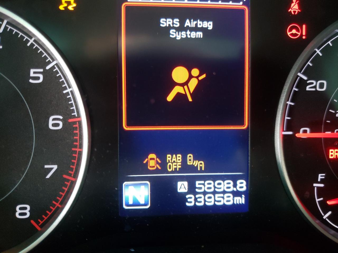 Photo 8 from auction – 2020 SUBARU ASCENT PRE with VIN 4S4WMAFD5L3415652