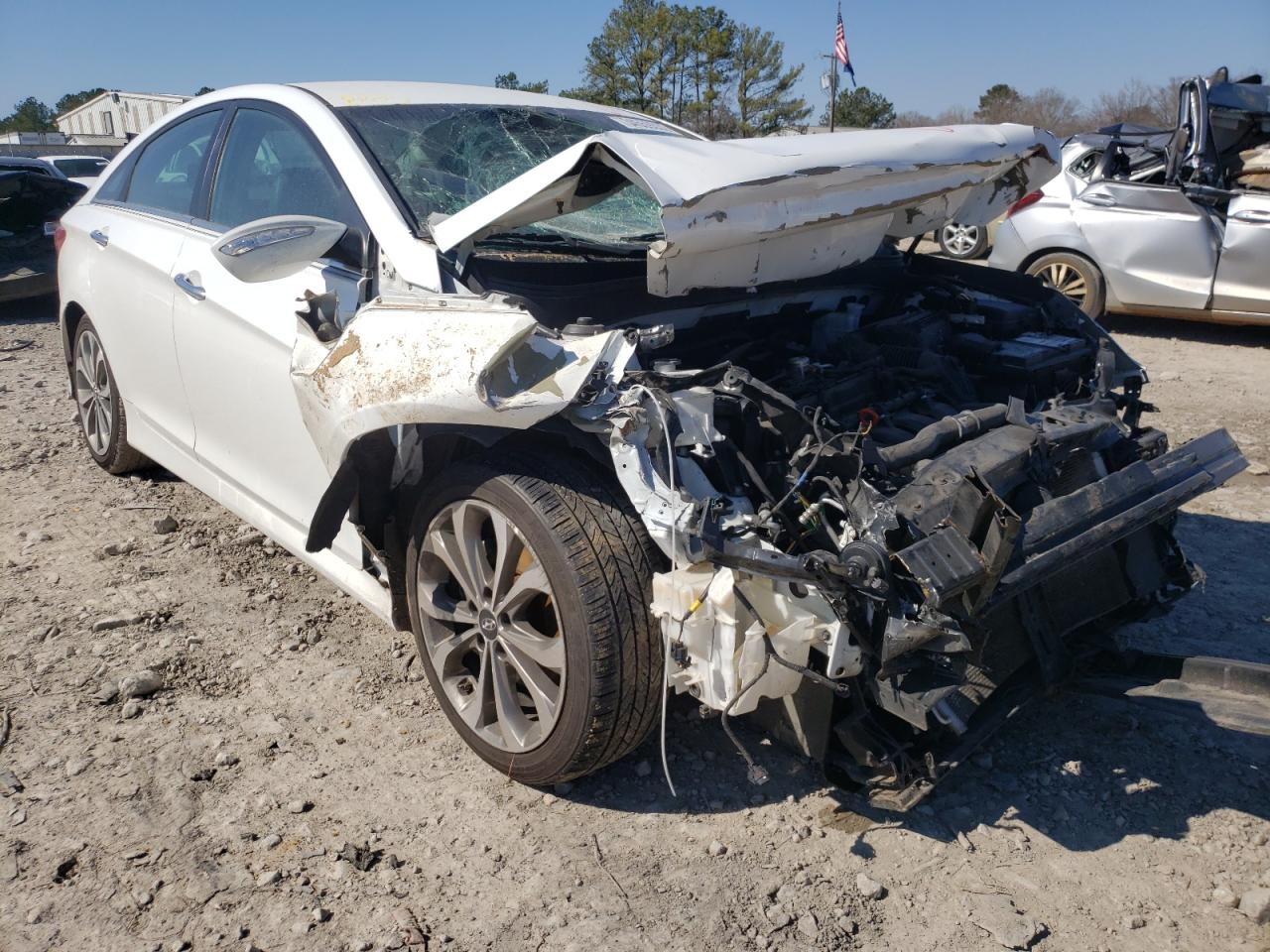 HYUNDAI SONATA SE 2014 with VIN 5NPEC4AC1EH818635 - Photo from auction