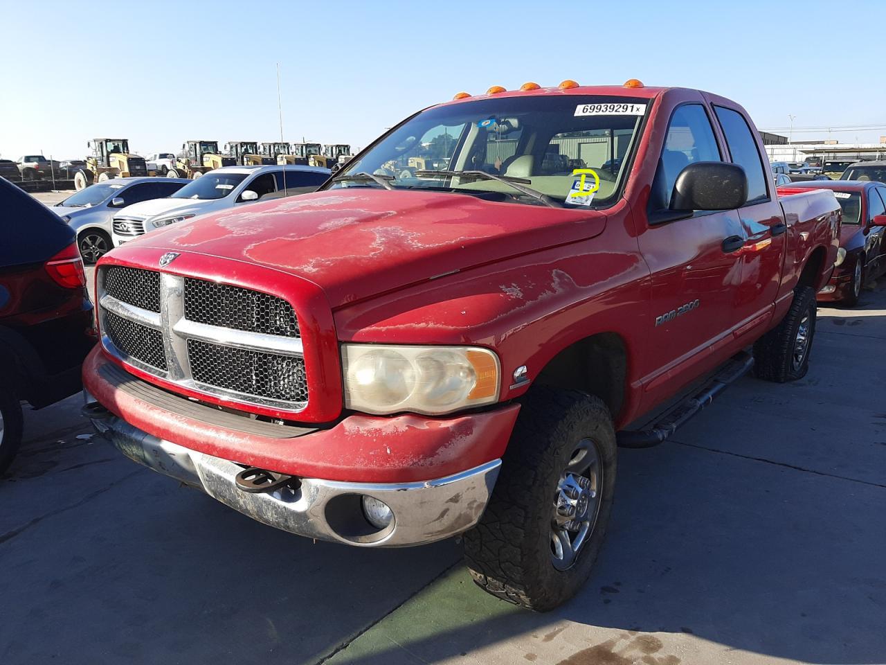 Photo 2 from auction – 2003 DODGE RAM 2500 S with VIN 3D7KU28C03G834458