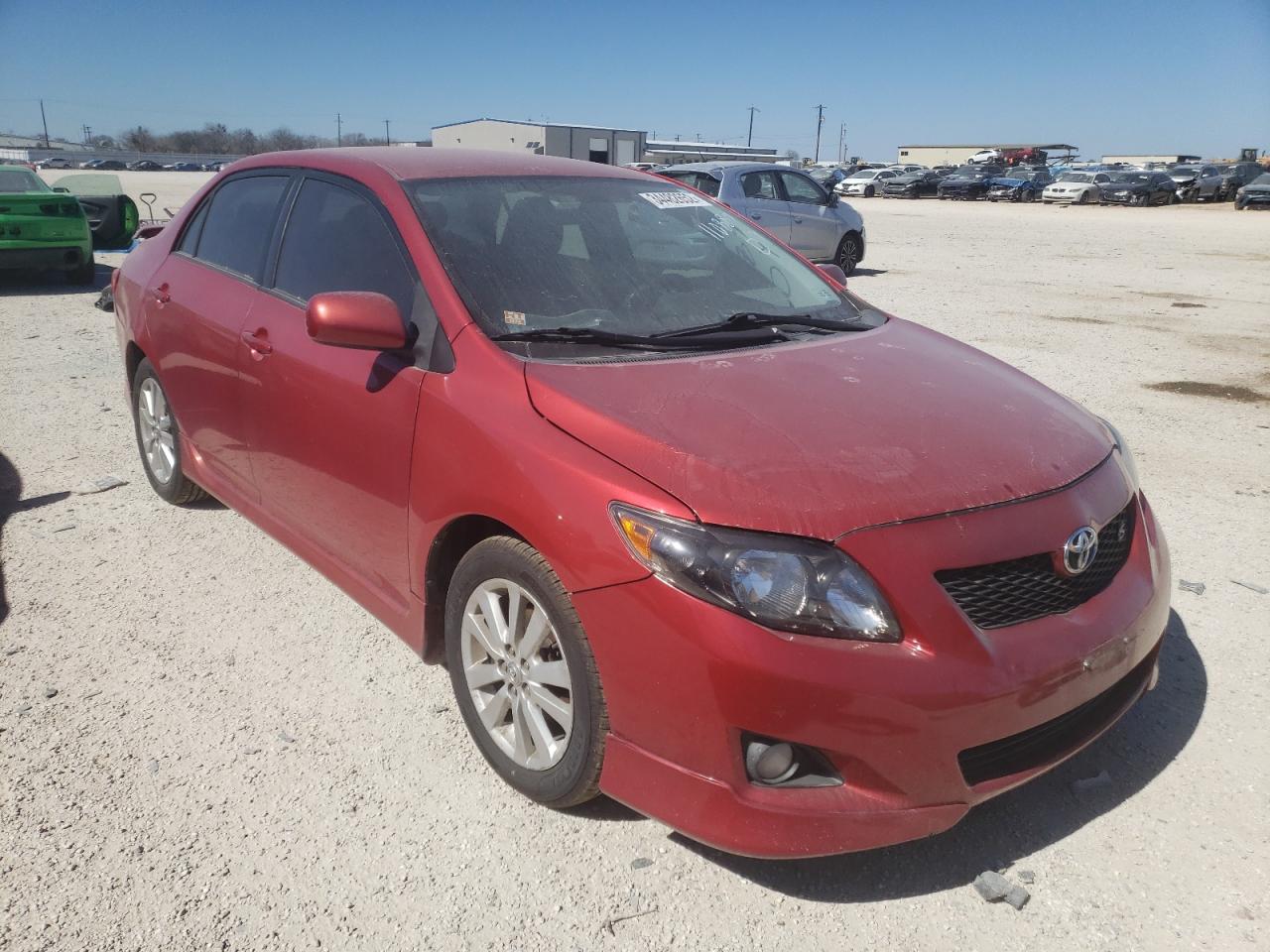 TOYOTA COROLLA BA 2009 with VIN 2T1BU40E89C172263 - Photo from auction