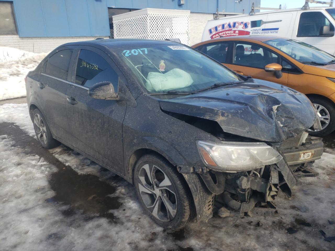 CHEVROLET SONIC PREM 2017 with VIN 1G1JF5SB1H4130655 - Photo from auction