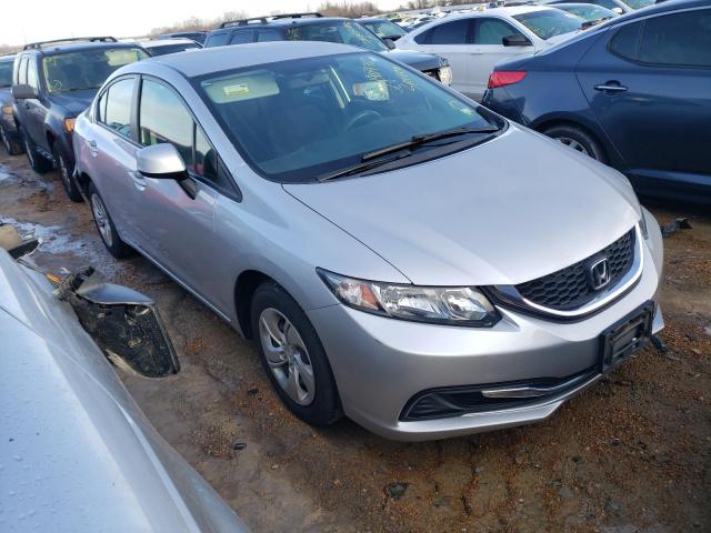 HONDA CIVIC LX 2013 with VIN 19XFB2F58DE063203 - Photo from auction