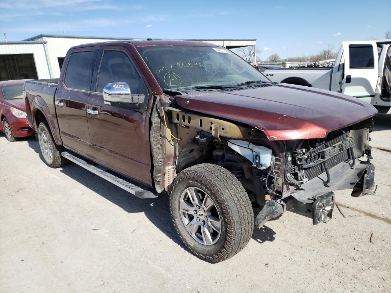 FORD F150 SUPER 2015 with VIN 1FTEW1EF6FKE86558 - Photo from auction