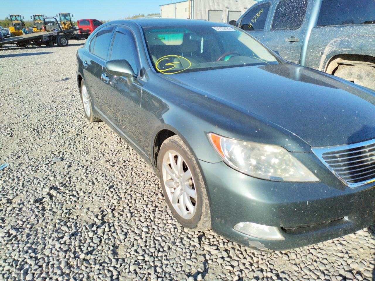 LEXUS LS 460 2007 with VIN JTHBL46FX75043873 - Photo from auction