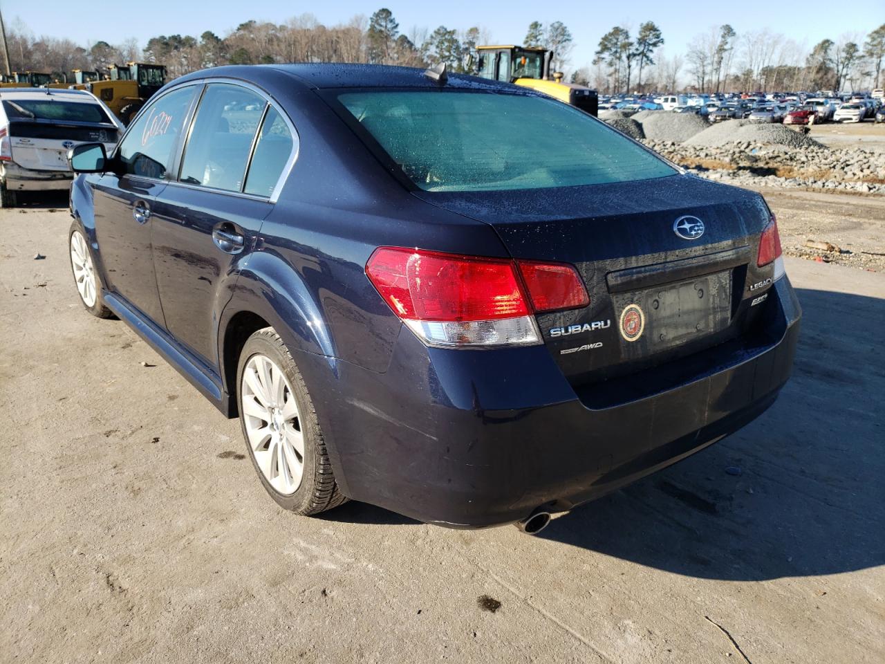 Photo 3 from auction – 2012 SUBARU LEGACY 2.5 with VIN 4S3BMBK67C3009646