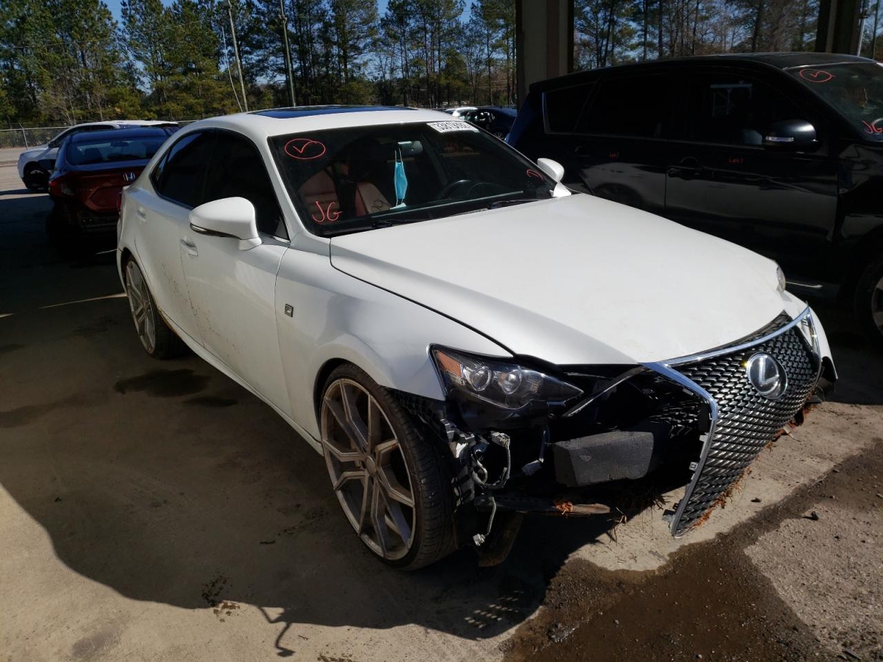 LEXUS IS 250 2014 with VIN JTHBF1D25E5042195 - Photo from auction