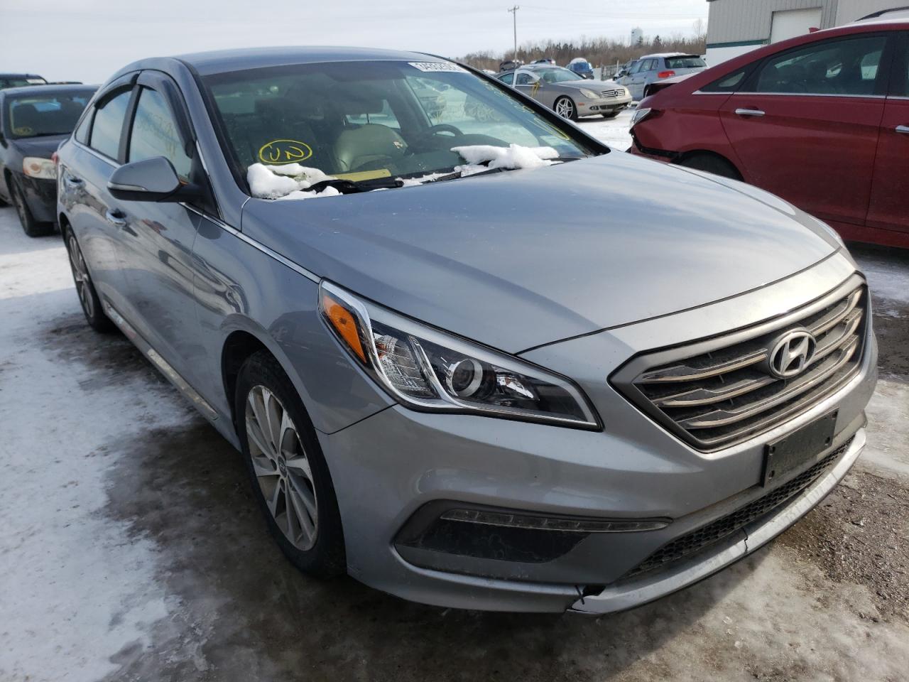 HYUNDAI SONATA SPO 2015 with VIN 5NPE34AF1FH136530 - Photo from auction