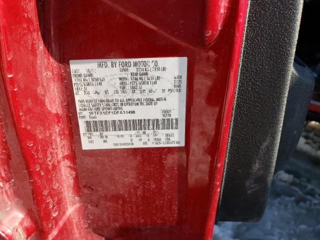 Photo 10 from auction – 2013 FORD F150 SUPER with VIN 1FTFX1EF1DFA14498