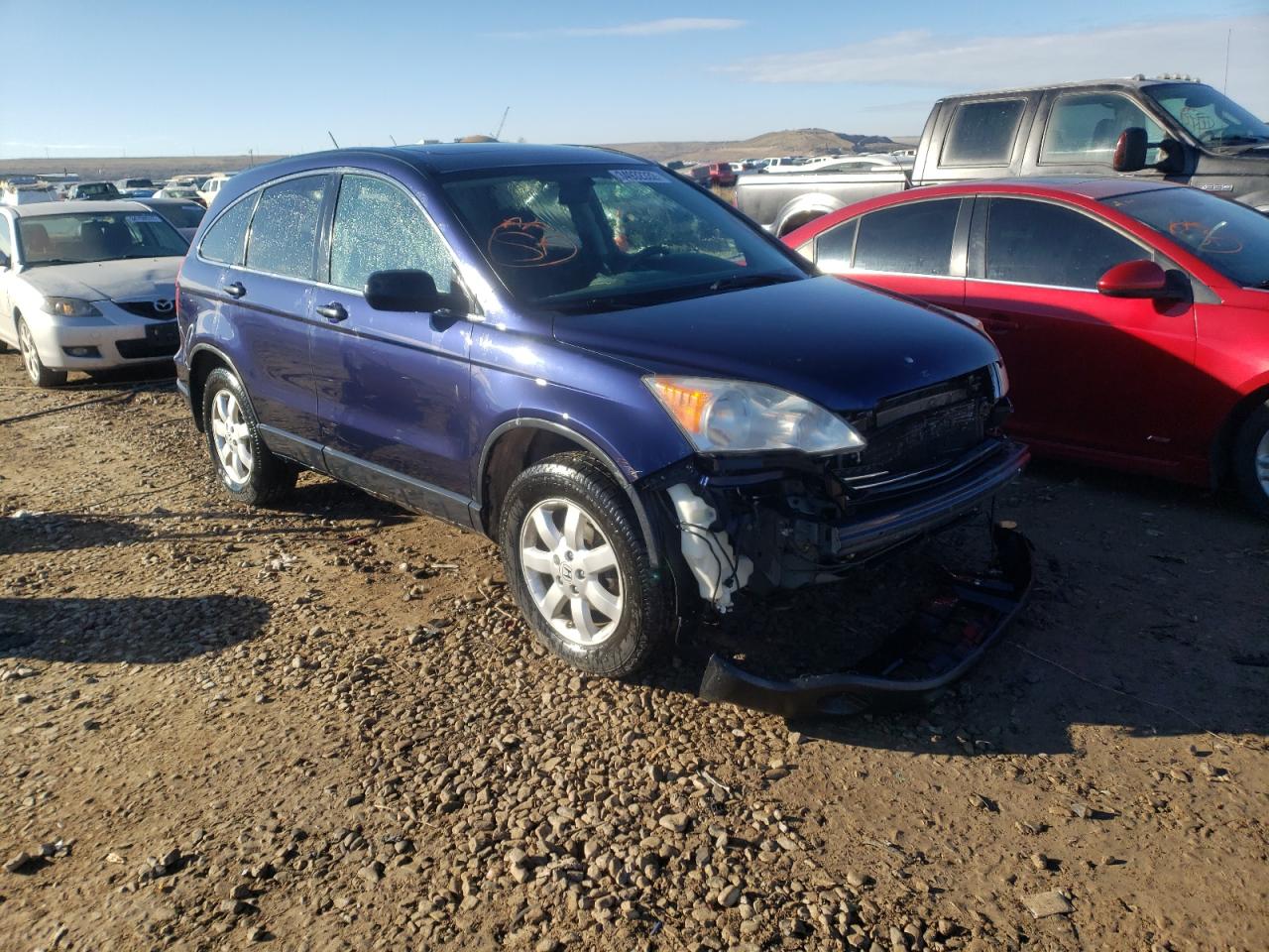 HONDA CR-V EX 2007 with VIN JHLRE48547C097196 - Photo from auction