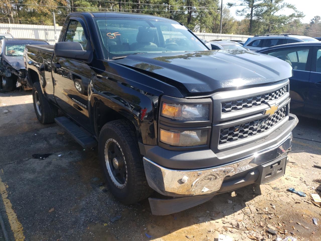 CHEVROLET SILVERADO 2014 with VIN 1GCNCPECXEZ383649 - Photo from auction
