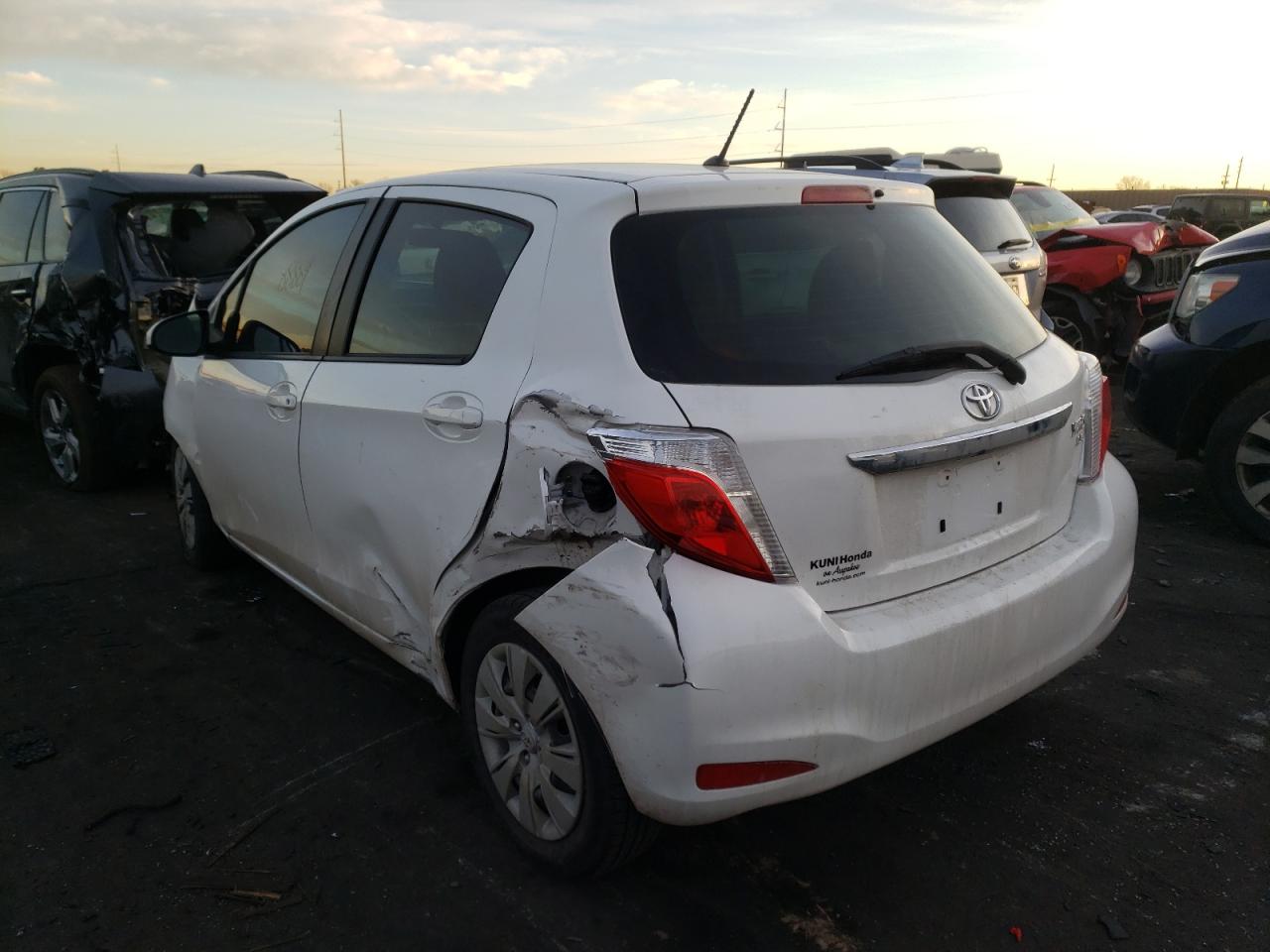 Photo 3 from auction – 2013 TOYOTA YARIS with VIN JTDKTUD33DD548097