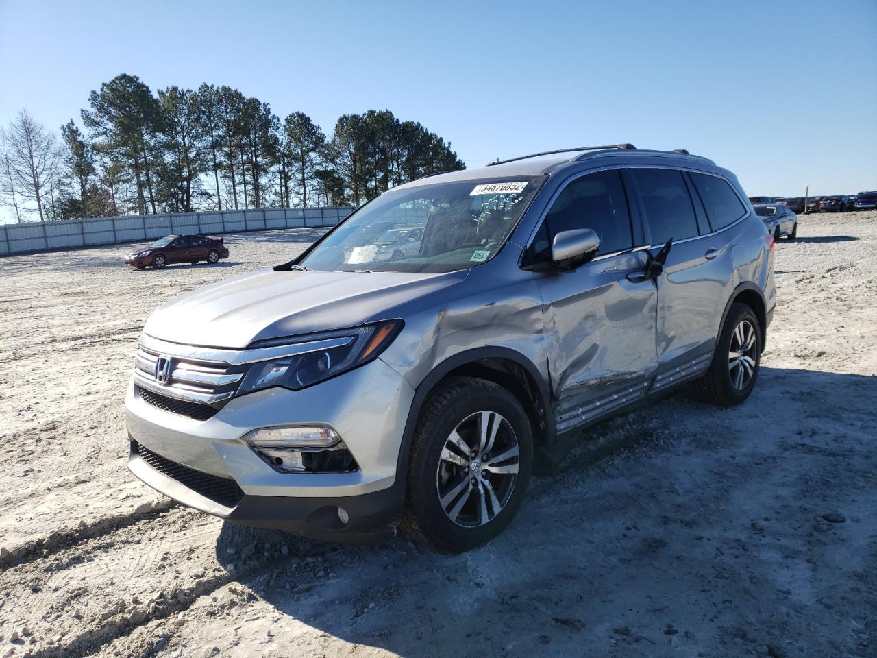 Photo 2 from auction – 2018 HONDA PILOT EX with VIN 5FNYF5H36JB012587