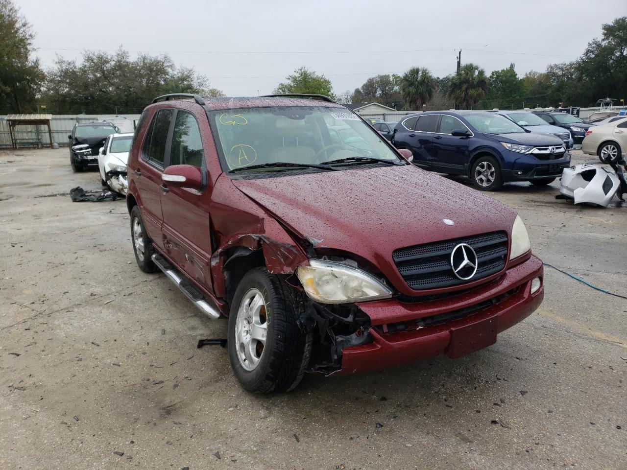 MERCEDES-BENZ ML 320 2003 with VIN 4JGAB54E43A388961 - Photo from auction