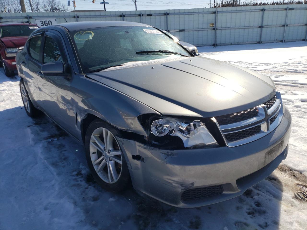 DODGE AVENGER SX 2012 with VIN 1C3CDZCB8CN253369 - Photo from auction