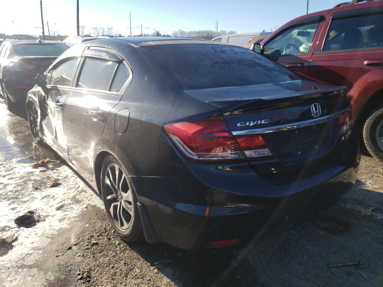 Photo 3 from auction – 2013 HONDA CIVIC EXL with VIN 19XFB2F97DE200280