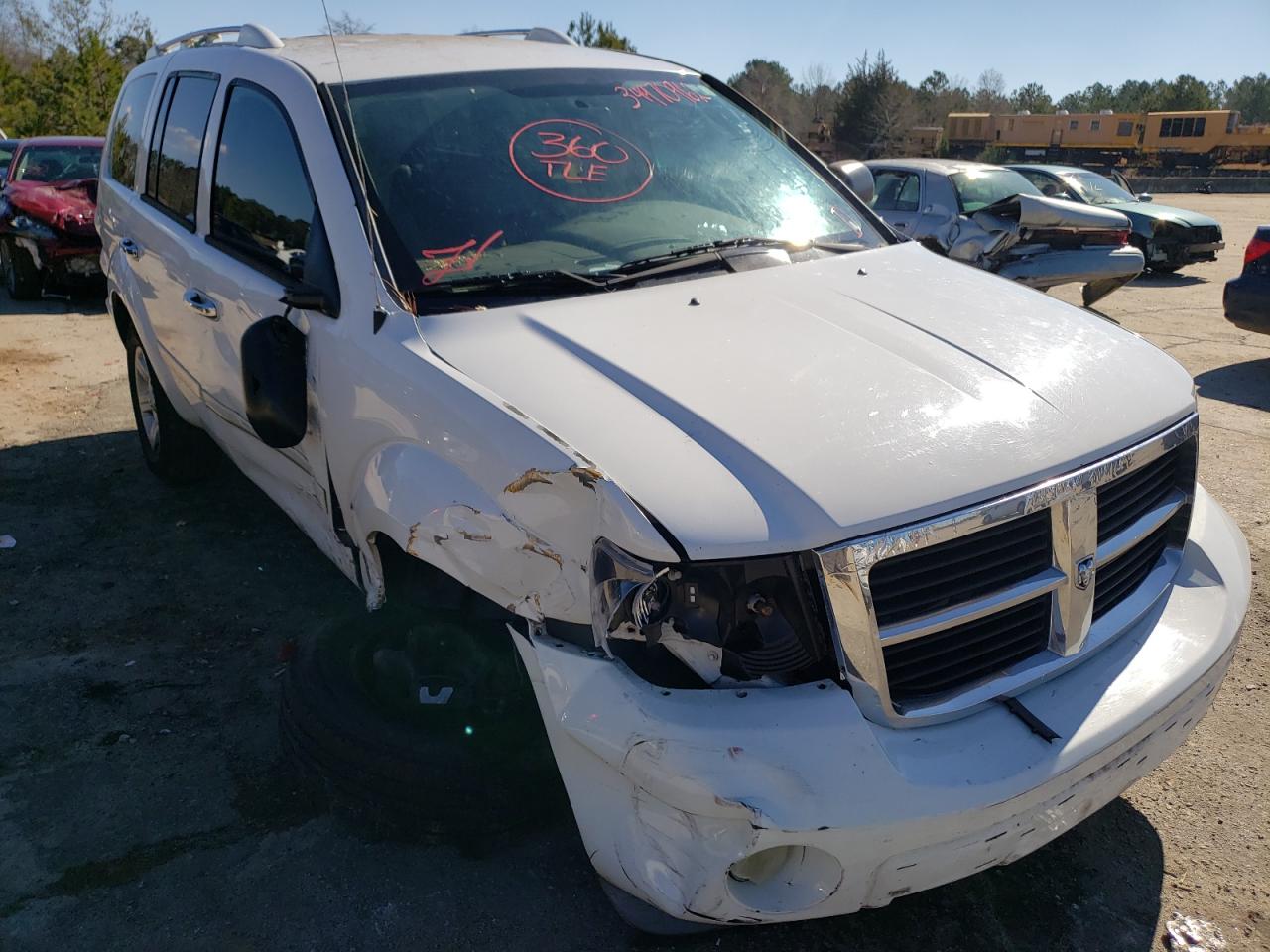 DODGE DURANGO LI 2008 with VIN 1D8HD58238F134411 - Photo from auction