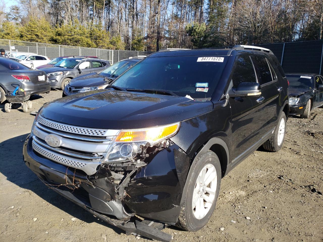 Photo 2 from auction – 2014 FORD EXPLORER X with VIN 1FM5K8D84EGC53931