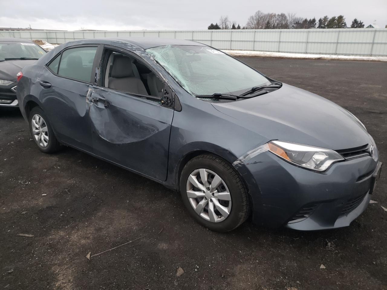 TOYOTA COROLLA L 2015 with VIN 2T1BURHEXFC474389 - Photo from auction