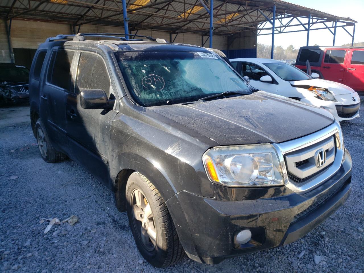 HONDA PILOT EXL 2011 with VIN 5FNYF4H56BB106854 - Photo from auction