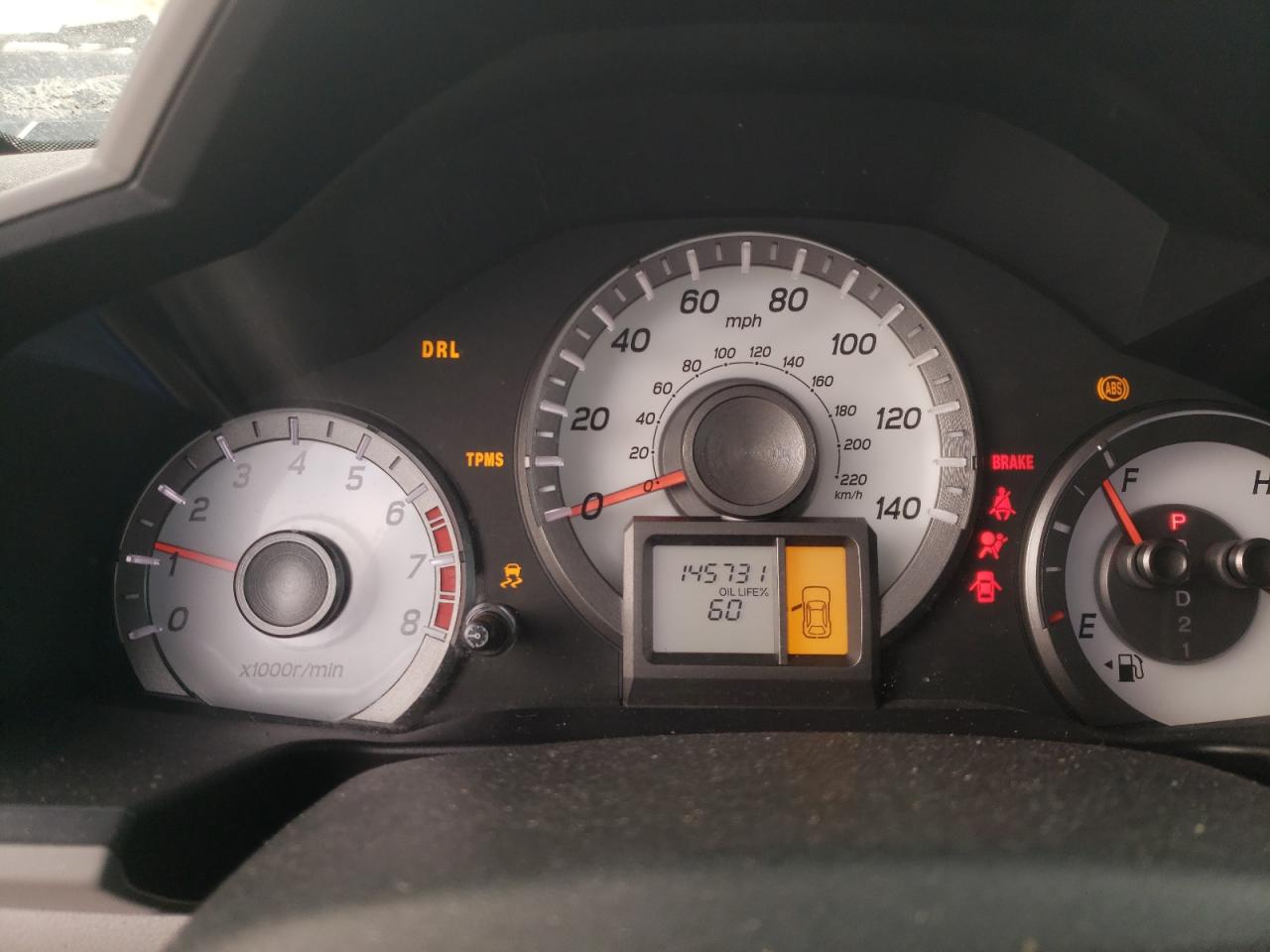 Photo 8 from auction – 2012 HONDA PILOT LX with VIN 5FNYF4H28CB020792