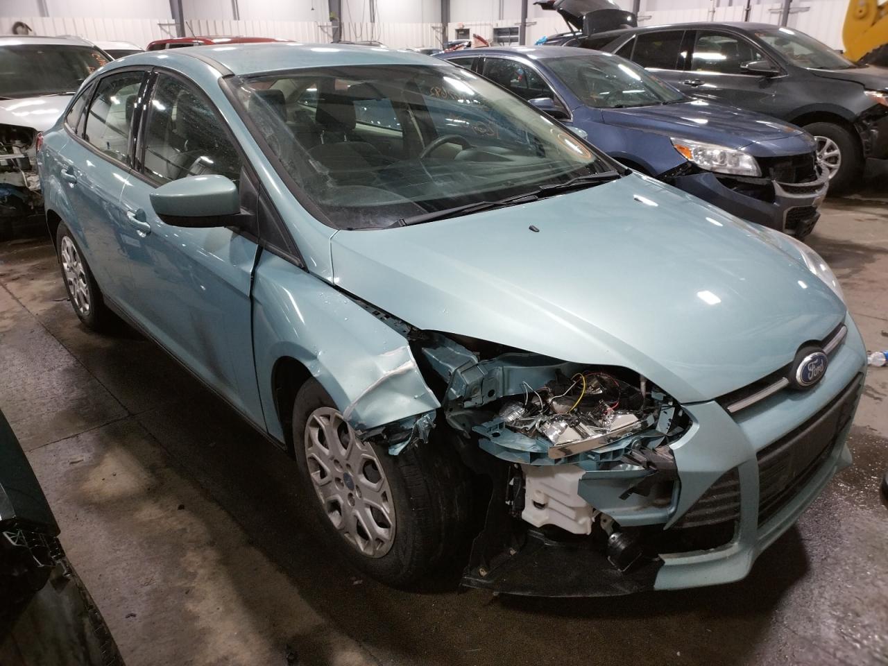 FORD FOCUS SE 2012 with VIN 1FAHP3F21CL206106 - Photo from auction