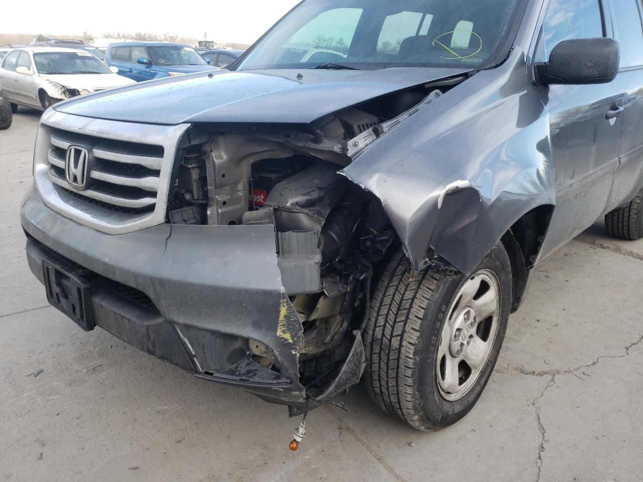 Photo 9 from auction – 2012 HONDA PILOT LX with VIN 5FNYF4H28CB020792