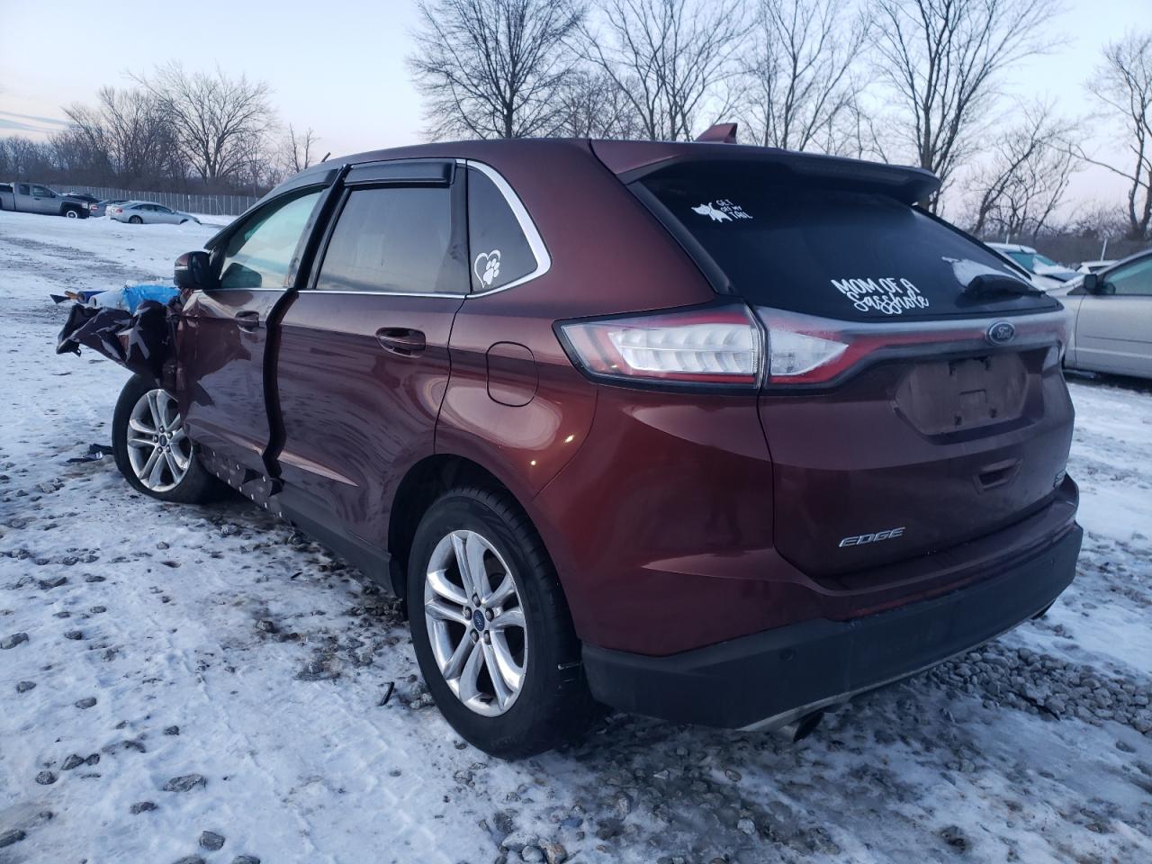 Photo 3 from auction – 2015 FORD EDGE SEL with VIN 2FMTK3J92FBB08435