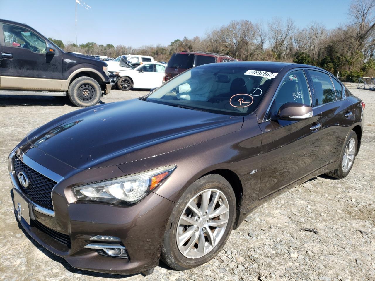 Photo 2 from auction – 2016 INFINITI Q50 BASE with VIN JN1CV7AP6GM200129