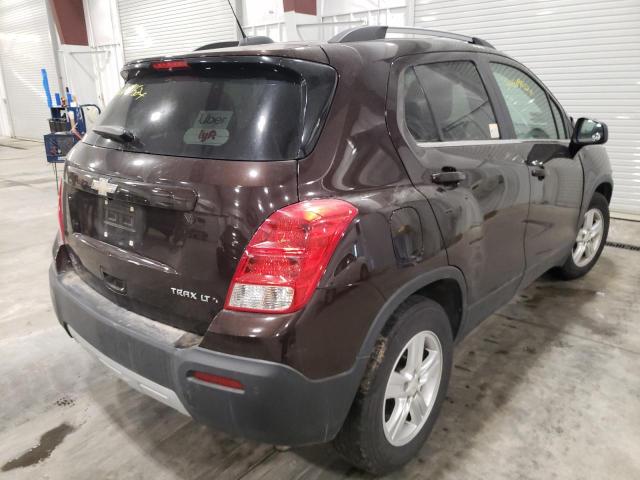 Photo 4 from auction – 2016 CHEVROLET TRAX 1LT with VIN KL7CJLSB3GB590281