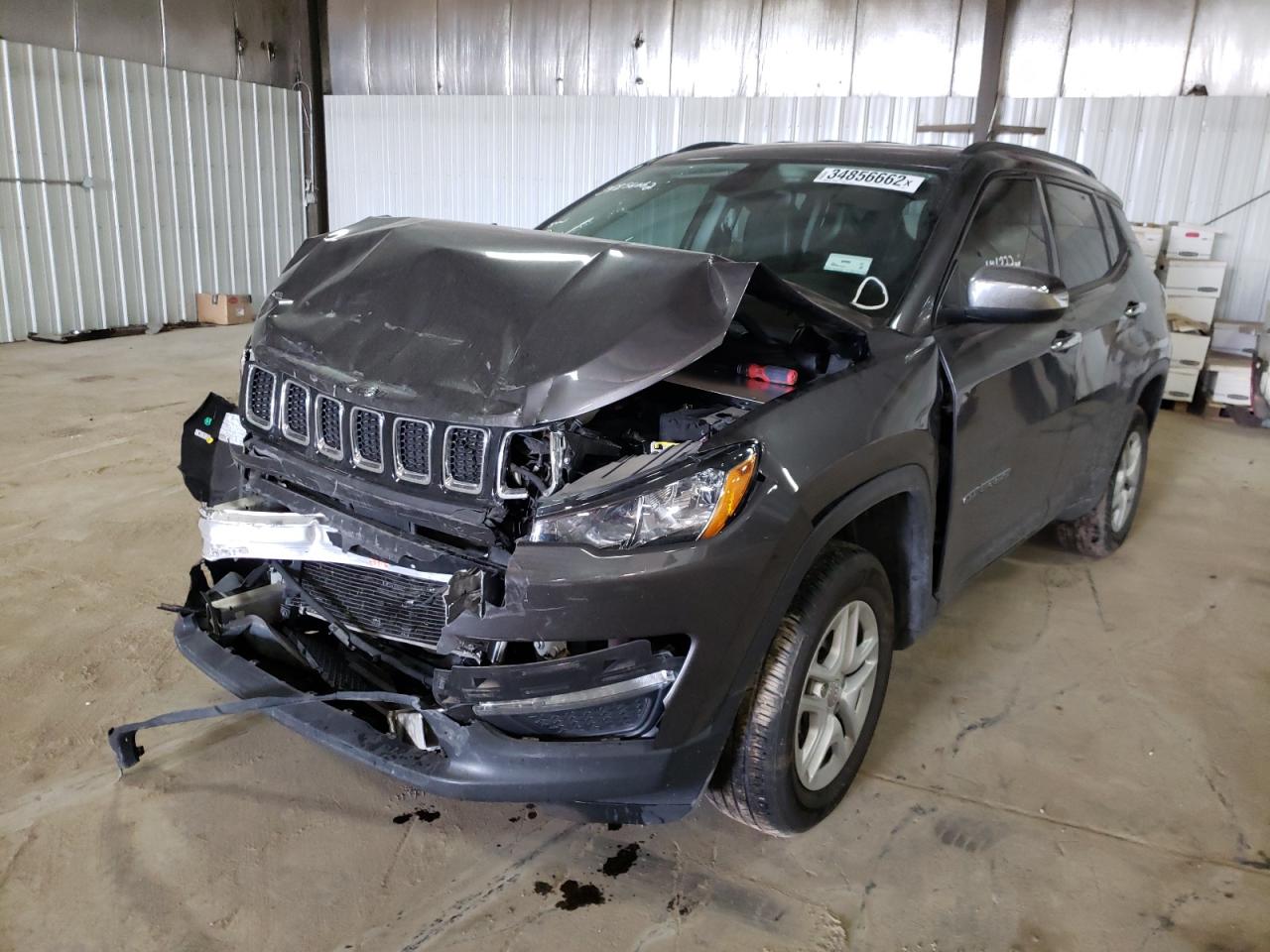 Photo 2 from auction – 2017 JEEP COMPASS SP with VIN 3C4NJDAB8HT628641