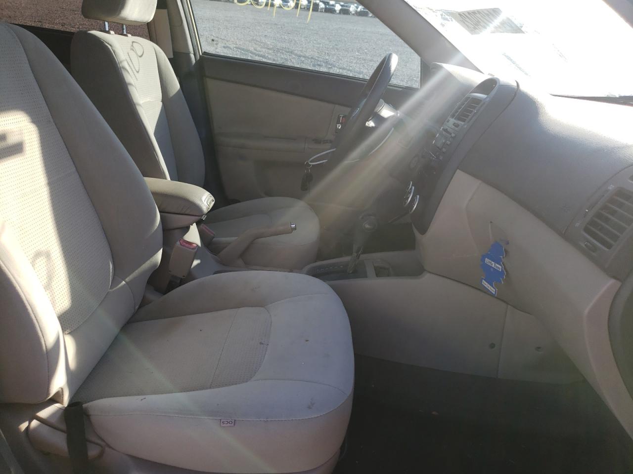 Photo 5 from auction – 2009 KIA SPECTRA EX with VIN KNAFE221395652119